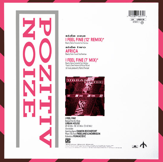 Pozitiv Noize - I Feel Fine (12" Remix) | Polydor (871 657-1) - 2