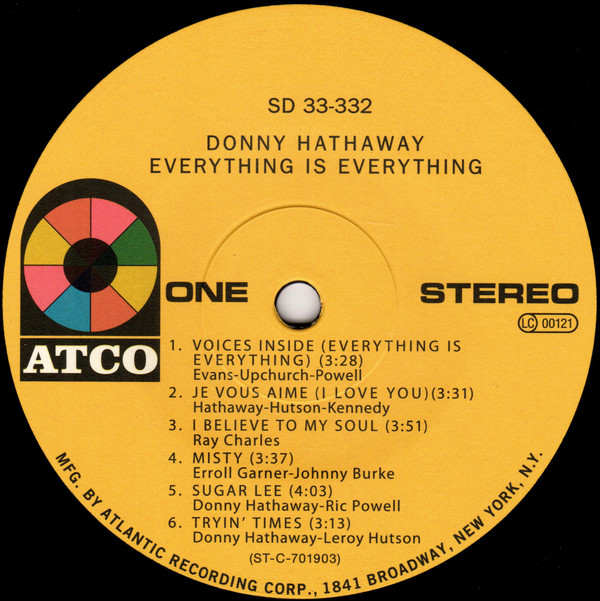 Donny Hathaway - Everything Is Everything | Speakers Corner Records (SD 33-332) - 3