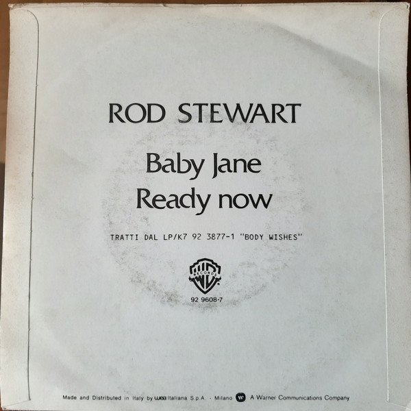 Rod Stewart - Baby Jane | Warner Bros. Records (92 9608-7) - 2