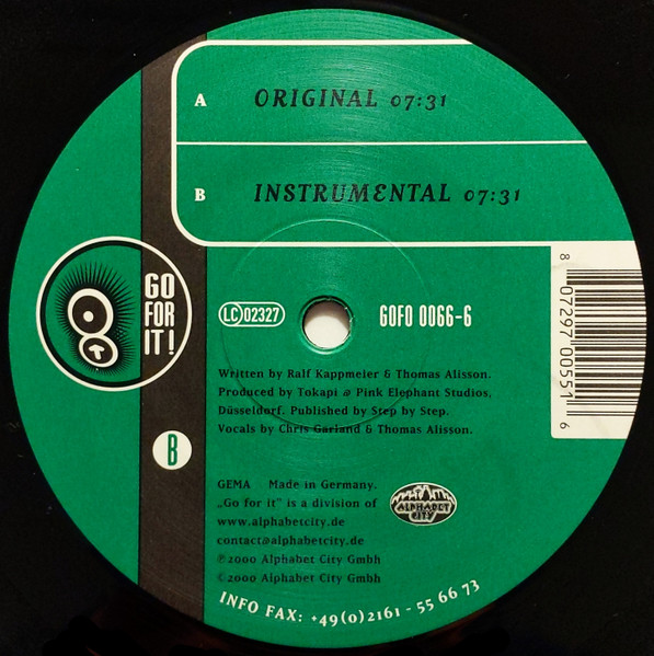Aconada - Right Behind You | Go For It (GOFO 0066-6) - 2