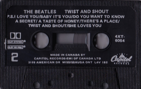 The Beatles - Twist And Shout [Cassette] | Capitol Records (4XT 6054) - 4