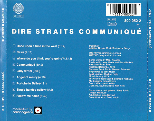 Dire Straits - Communiqué | Vertigo (800 052-2) - 2