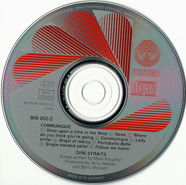 Dire Straits - Communiqué | Vertigo (800 052-2) - 3