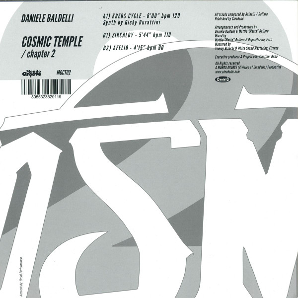 Daniele Baldelli - Cosmic Temple / Chapter 2 | Mondo Groove (MGCT02) - 2