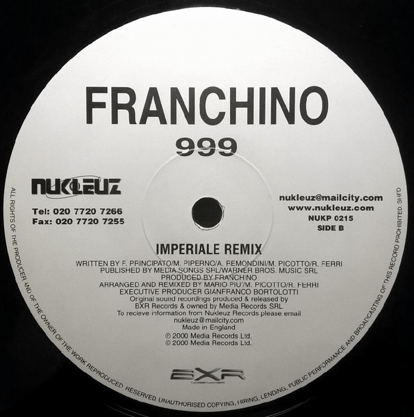 Franchino - 999 | Nukleuz (NUKP 0215) - 4