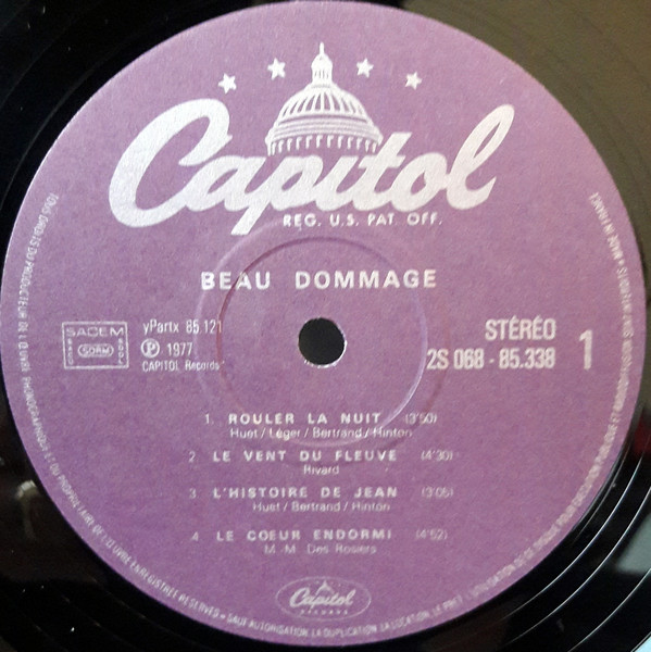 Beau Dommage - Passagers | Capitol Records (2S 068-85338) - 3 Beau Dommage - Passagers | Capitol Records (2S 068-85338) - 3