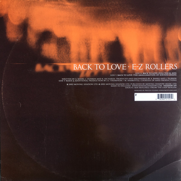 E-Z Rollers - Back To Love | Moving Shadow (SHADOW 159) - 2 E-Z Rollers - Back To Love | Moving Shadow (SHADOW 159) - 2