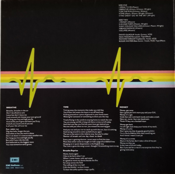 Pink Floyd - The Dark Side Of The Moon | Harvest (3C 064-05249) - 2 Pink Floyd - The Dark Side Of The Moon | Harvest (3C 064-05249) - 2