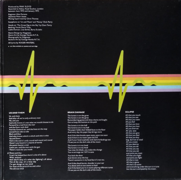 Pink Floyd - The Dark Side Of The Moon | Harvest (3C 064-05249) - 3 Pink Floyd - The Dark Side Of The Moon | Harvest (3C 064-05249) - 3