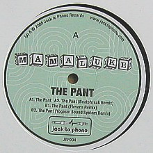 Mamaluke - The Pant | Jack To Phono Records (JTP004) - main