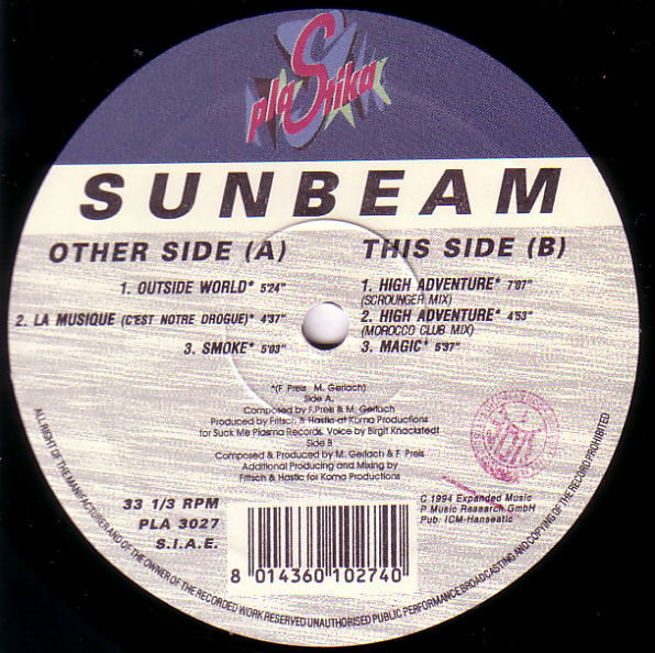 Sunbeam - Sunbeam E.P. | Plastika (PLA 3027) - 4
