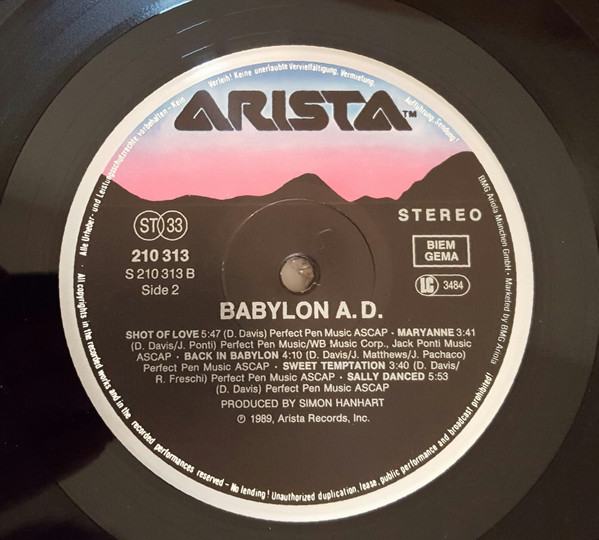 Babylon A.D. - Babylon A.D. | Arista (210 313) - 4