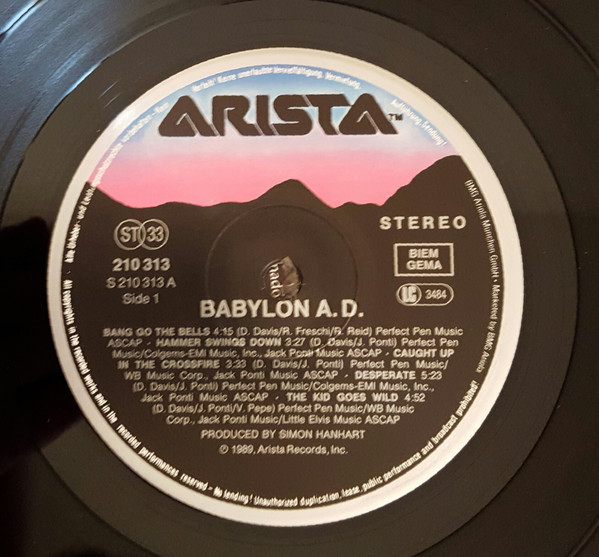 Babylon A.D. - Babylon A.D. | Arista (210 313) - 3