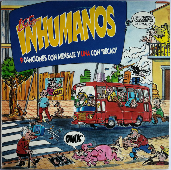 Los Inhumanos - 9 Canciones Con Mensaje Y Una Con "Recao" | Zafiro (30313009)
