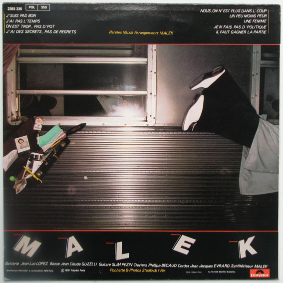 Jean-Paul Malek - J'ai Pas L'temps | Polydor (2393 235) - 2 Jean-Paul Malek - J'ai Pas L'temps | Polydor (2393 235) - 2