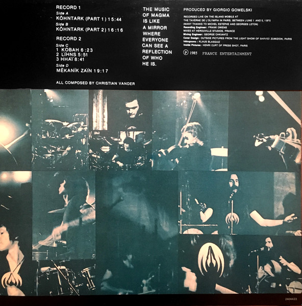 Magma - Live | Label Du Bon Independant (2404423 / 2404433) - 3 Magma - Live | Label Du Bon Independant (2404423 / 2404433) - 3