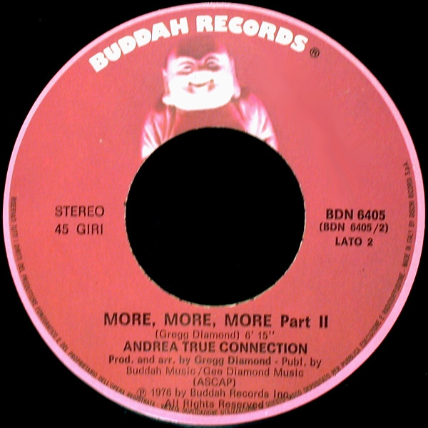 Andrea True Connection - More, More, More | Buddah Records (BDN 6405) - 4