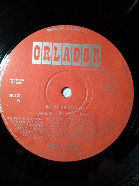 Andrés Ramiro And His Orchestra - Esto es Swing | Orlador (30.121) - 2