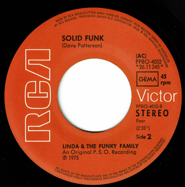 Linda Fields & The Funky Boys - Shame, Shame, Shame | RCA Victor (PPBO-4052) - 3
