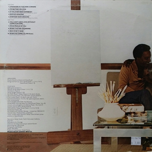 Johnny Bristol - Strangers | Atlantic (SD 19184) - 2