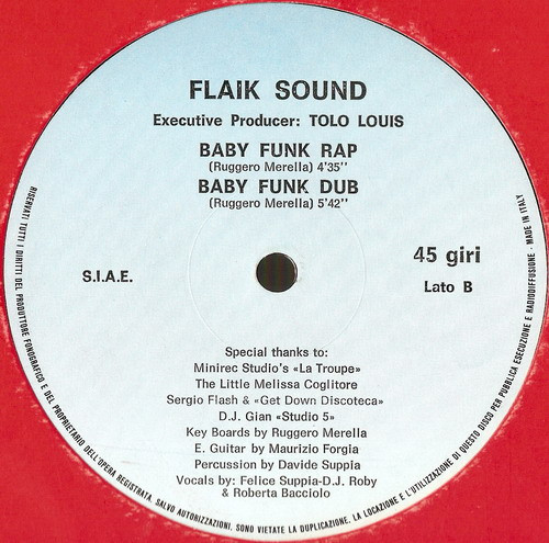Flaik Sound - Baby Funk | Not On Label (none) - main