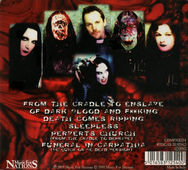 Cradle Of Filth - From The Cradle To Enslave E.P. | Music For Nations (CDMFNX254) - 2