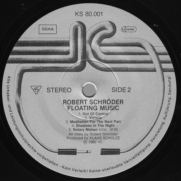 Robert Schröder - Floating Music | Innovative Communication (KS 80.001) - 4