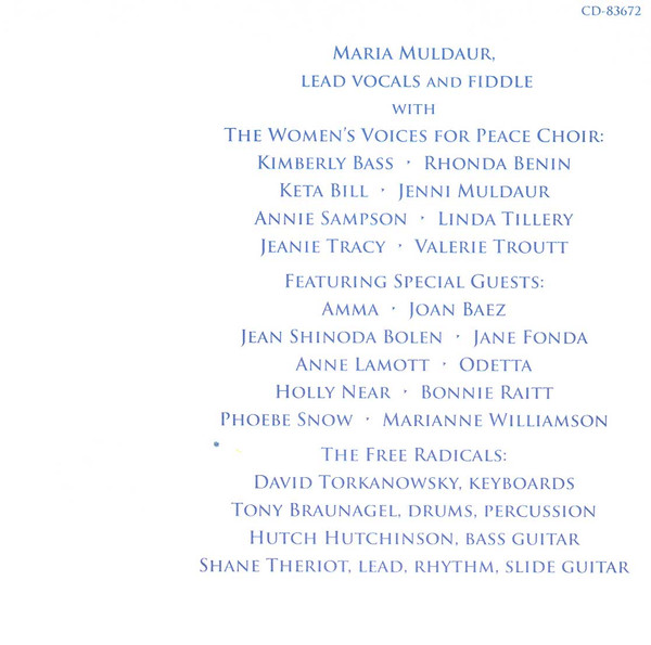 Maria Muldaur , Women's Voices For Peace Choir - Yes We Can! | Telarc International (CD-83672) - 4
