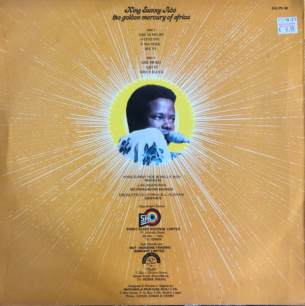 King Sunny Ade - "The Truth" Otito | Sunny Alade (SALPS 46) - 2 King Sunny Ade - "The Truth" Otito | Sunny Alade (SALPS 46) - 2