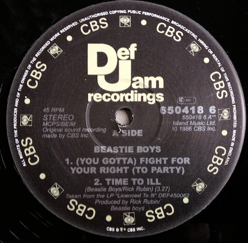 Beastie Boys - Fight For Your Right | Def Jam Recordings (650418 6)
