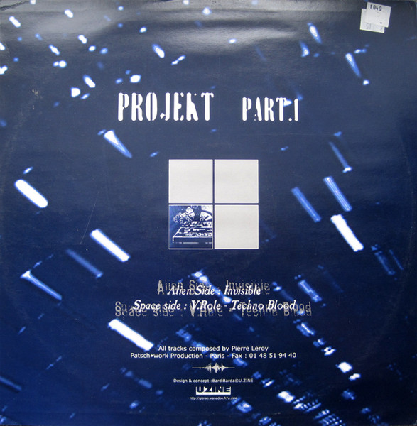 Pierre Leroy - Projekt Part.1 | Patschwork Production (PWP PL 001) - 2