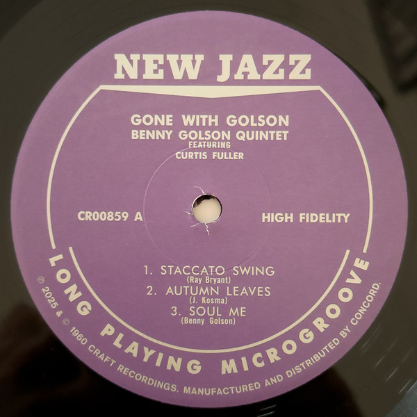 Benny Golson - Gone With Golson | Prestige (CR00859) - 3