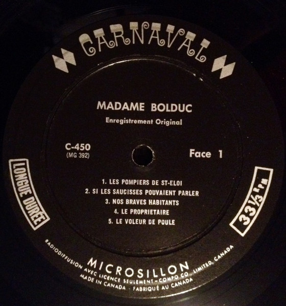 La Bolduc - Madame Bolduc | Carnaval (C-450) - 3 La Bolduc - Madame Bolduc | Carnaval (C-450) - 3