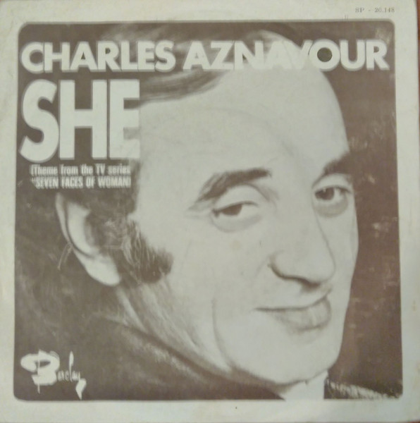 Charles Aznavour - She | Barclay (SP 20.148)
