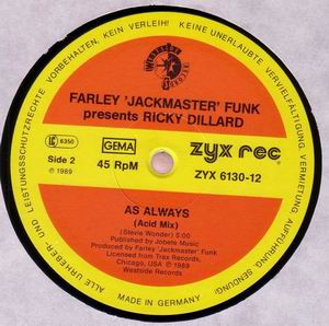 Farley "Jackmaster" Funk Presents Ricky Dillard - As Always | ZYX Records (ZYX 6130-12) - 3 Farley "Jackmaster" Funk Presents Ricky Dillard - As Always | ZYX Records (ZYX 6130-12) - 3
