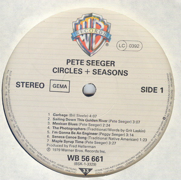 Pete Seeger - Circles & Seasons | Warner Bros. Records (WB 56 661) - 3 Pete Seeger - Circles & Seasons | Warner Bros. Records (WB 56 661) - 3