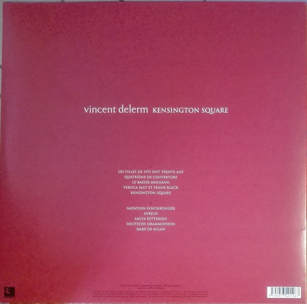 Vincent Delerm - Kensington Square | Tôt Ou Tard (3340126) - 2 Vincent Delerm - Kensington Square | Tôt Ou Tard (3340126) - 2