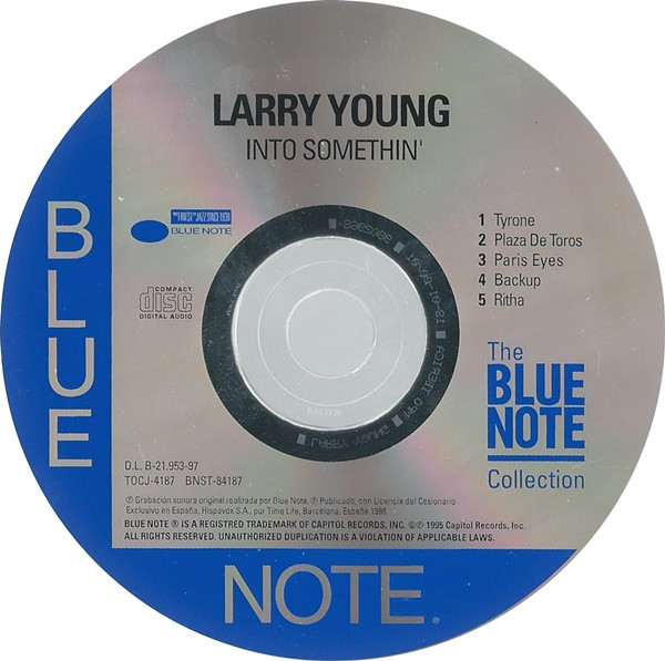 Larry Young - Into Somethin' | Blue Note (TOCJ-4187) - 3