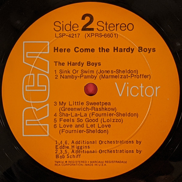The Hardy Boys - Here Come The Hardy Boys | RCA Victor (LSP-4217) - 4