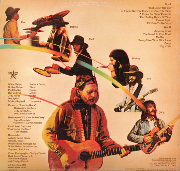 Willie Nelson - The Sound In Your Mind | Columbia (KC 34092) - 2