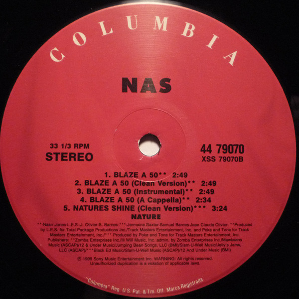 Nas - Hate Me Now | Columbia (44 79070) - 2 Nas - Hate Me Now | Columbia (44 79070) - 2