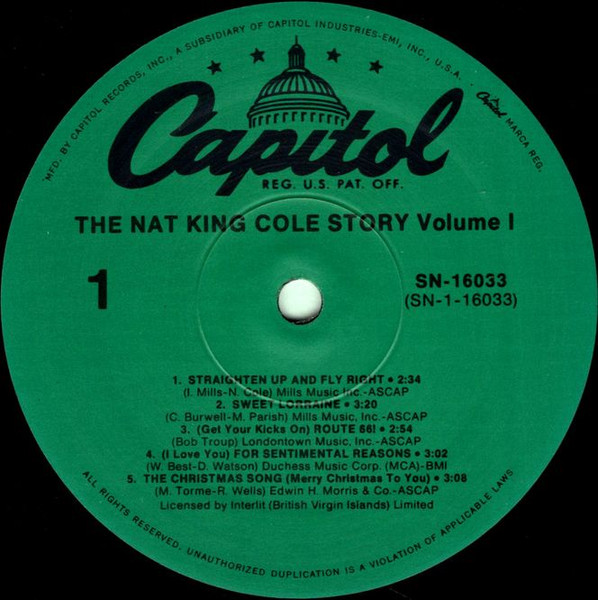 The Nat King Cole Story: Volume 1