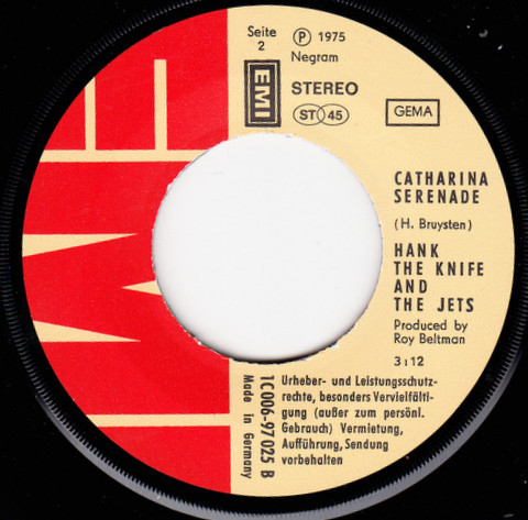 Hank The Knife And The Jets - Stan The Gunman | EMI (1C 006-97 025) - 4 Hank The Knife And The Jets - Stan The Gunman | EMI (1C 006-97 025) - 4