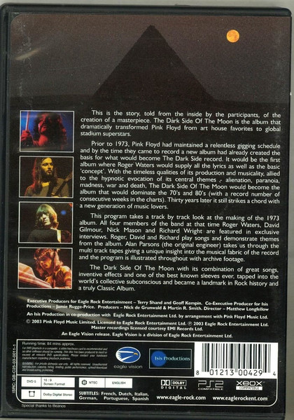 Pink Floyd - Classic Albums: The Making Of The Dark Side Of The Moon | Eagle Vision (EV 30042-9) - 4