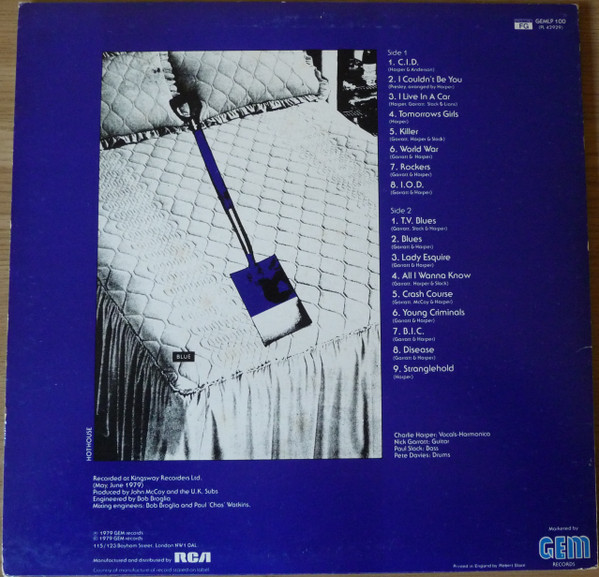 UK Subs - Another Kind Of Blues | GEM (GEMLP 100) - 2