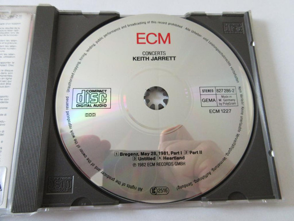Keith Jarrett - Concerts | ECM Records (ECM 1227) - 3