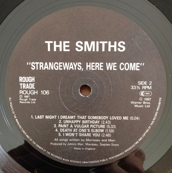The Smiths - Strangeways, Here We Come | Rough Trade (ROUGH 106) - 4