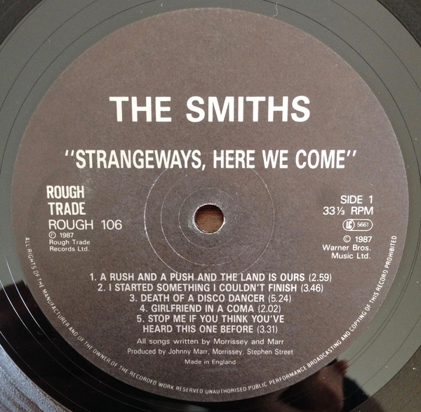 The Smiths - Strangeways, Here We Come | Rough Trade (ROUGH 106) - 3