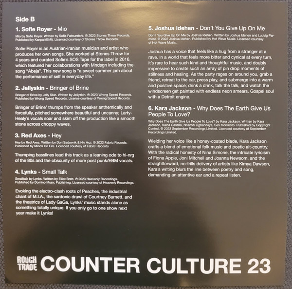 Various - Rough Trade Shops Counter Culture 23 | Republic Of Music (RTCC23LP) - 3 Various - Rough Trade Shops Counter Culture 23 | Republic Of Music (RTCC23LP) - 3