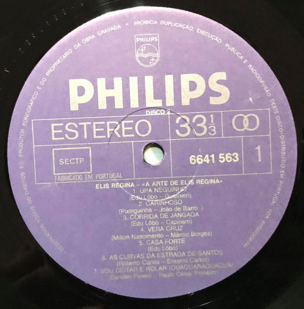 Elis Regina - A Arte De Elis Regina | Philips (6641 563) - 3